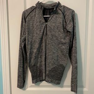 Aim High Grey Half Zip pullover jacket